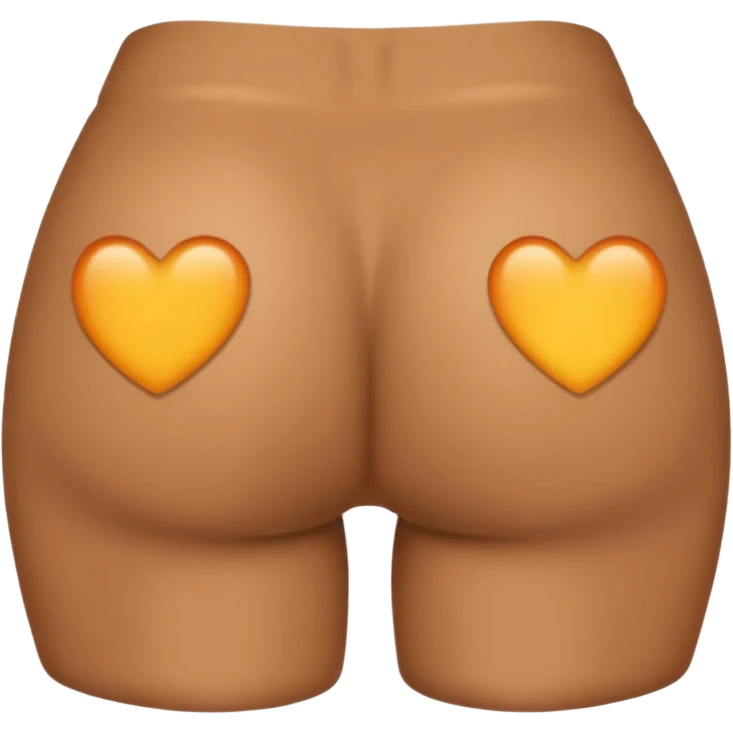 emoji with butt emoji