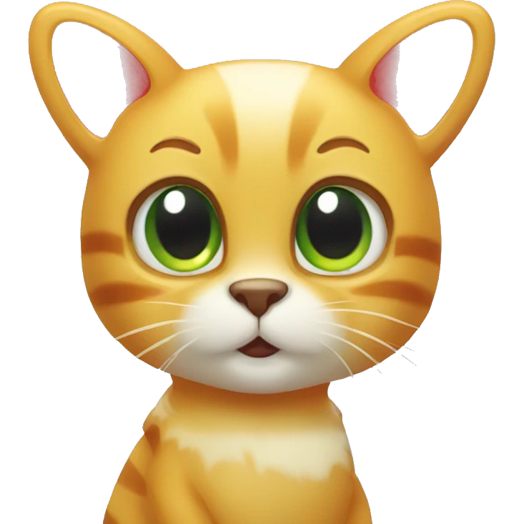 Gummy bear but it's cat emoji