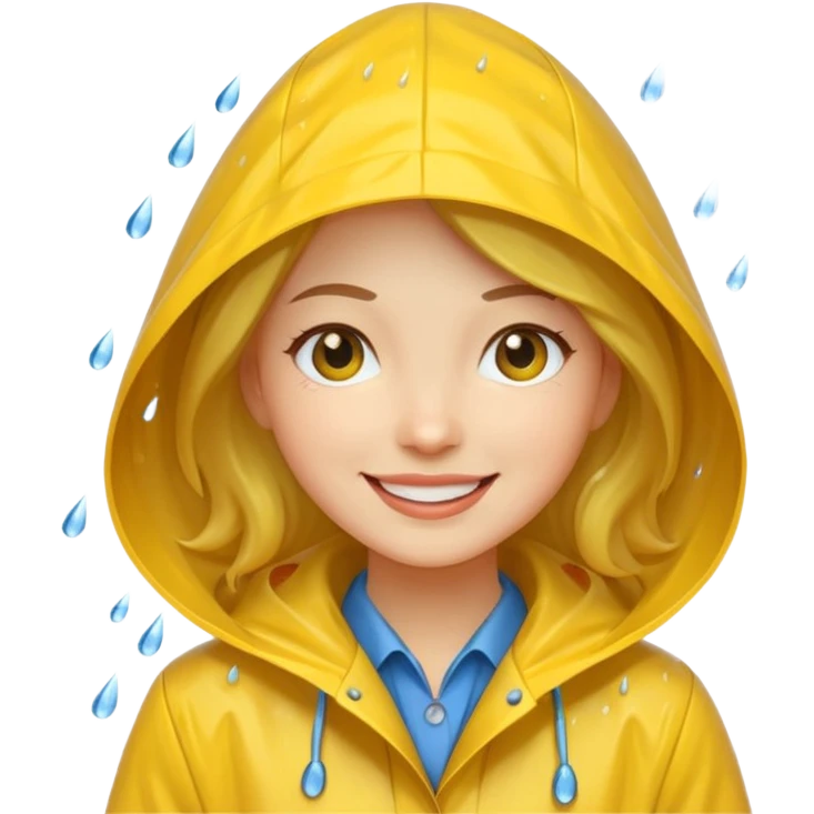woman caught in the rain emoji