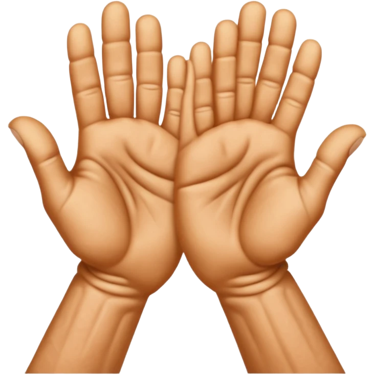 Too hands rubbing together emoji