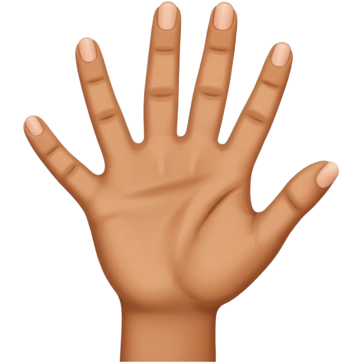 Hand reaching emoji