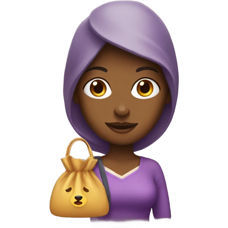 Mary with Wawa bag emoji