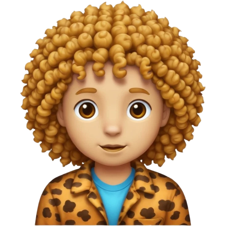 curly animal with shirt emoji