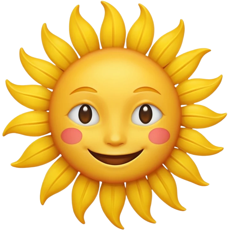 Taiwan with smiling sun emoji