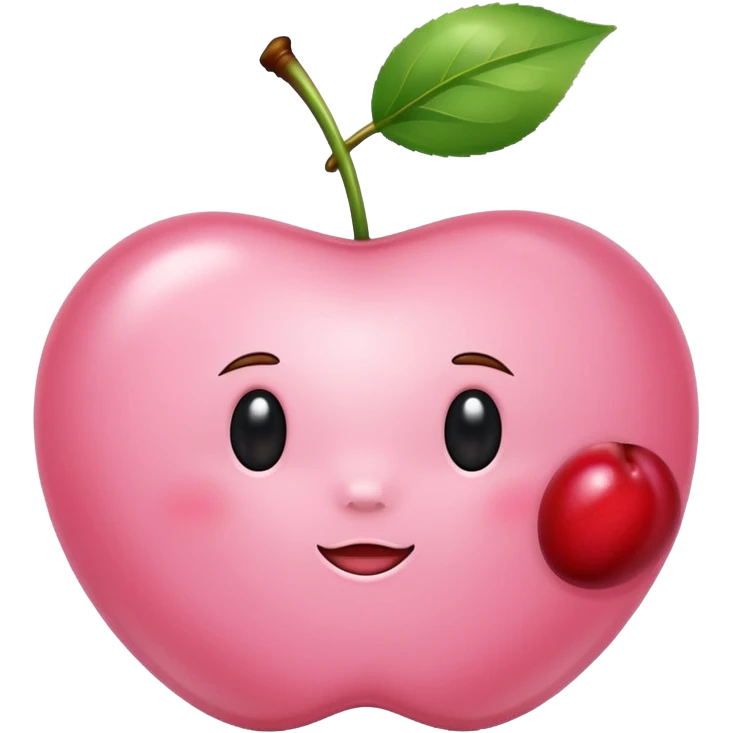 light pink Cherry emoji