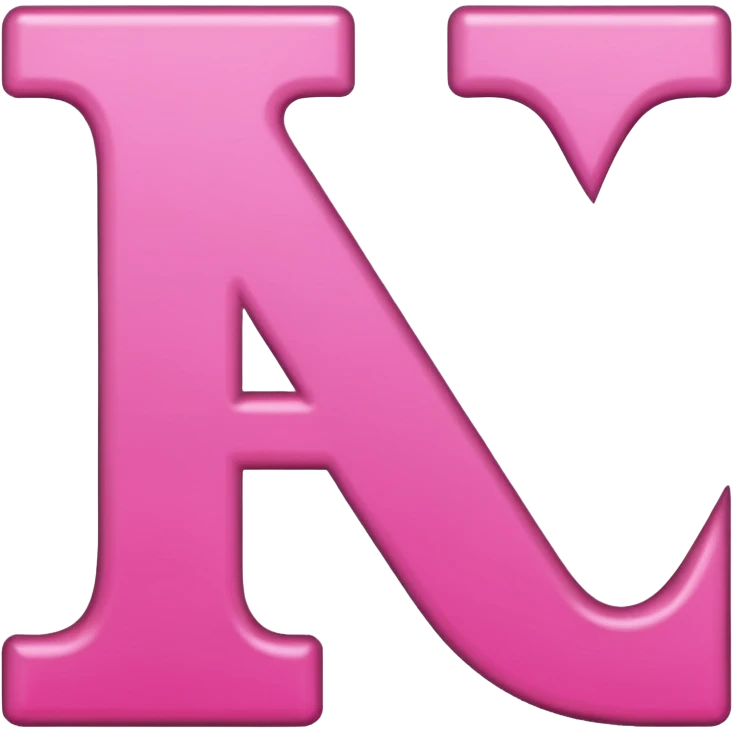 Latters pink emoji