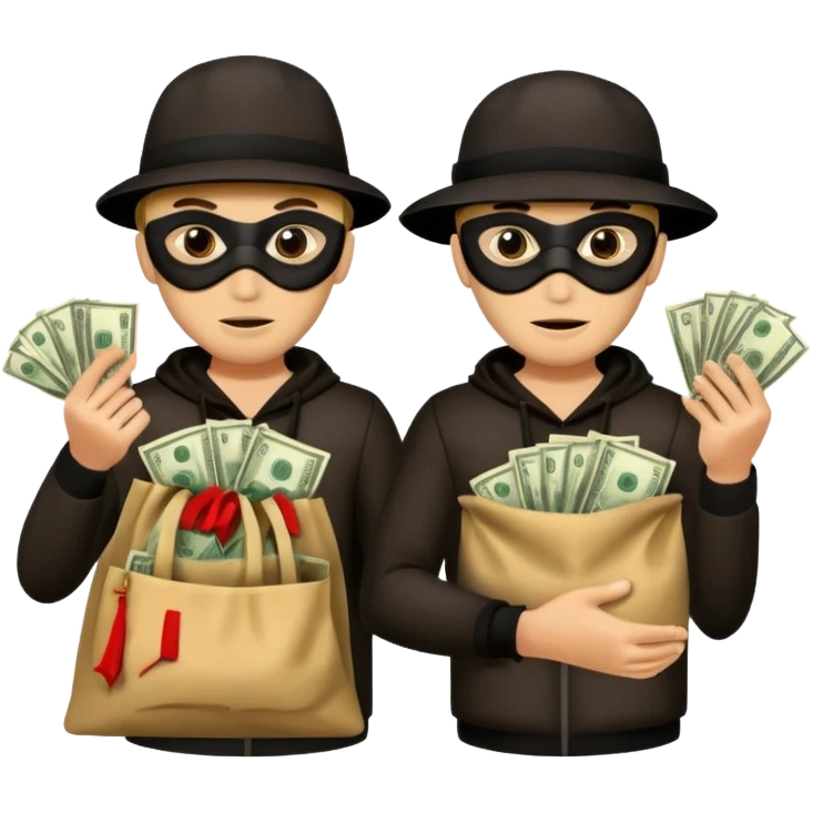 two robbers emoji