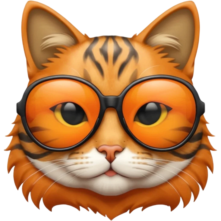 Cat wearing sunglasses emoji