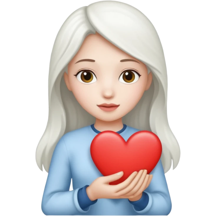 Создай это :"Я"+🤍+"Амира" текстом emoji