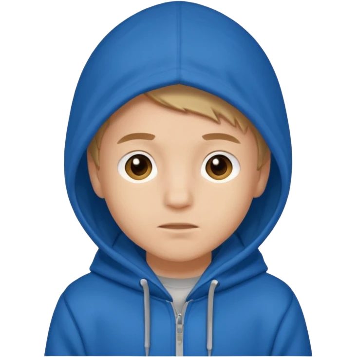 Парень в капишоне emoji
