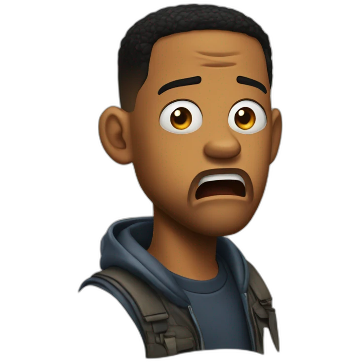 will smith scared emoji