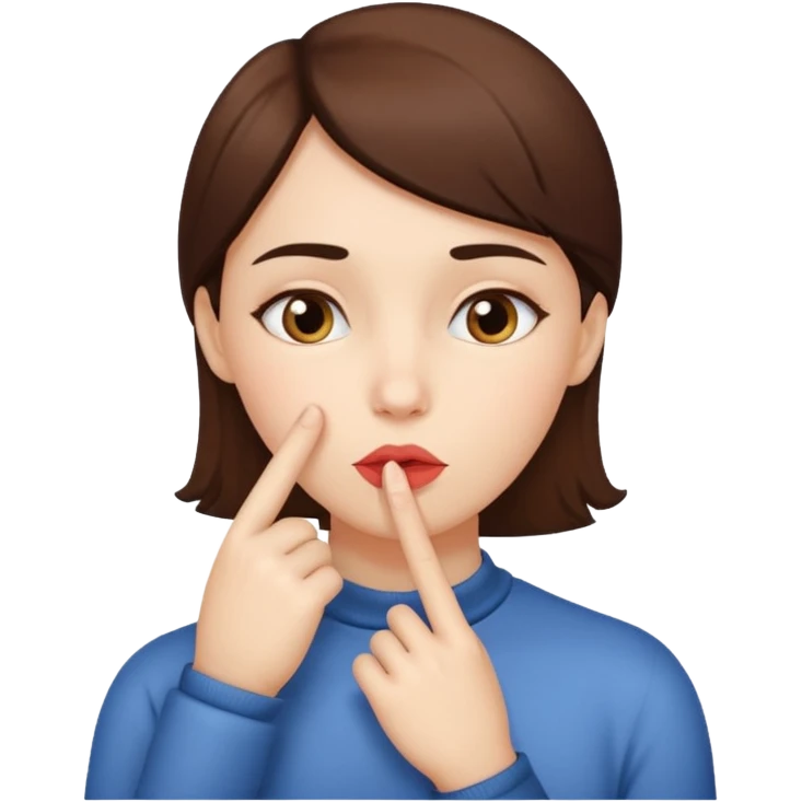 🫂+🤫 emoji