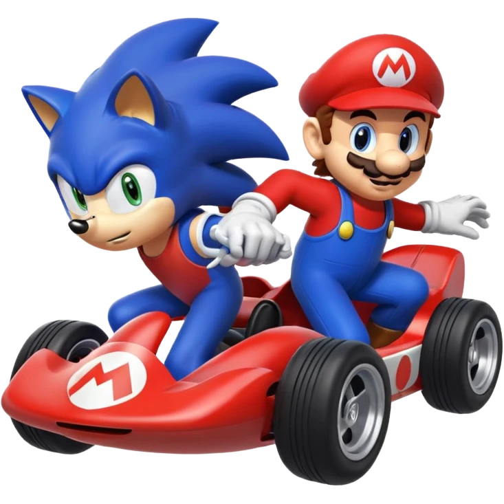 Mario vs sonic  emoji
