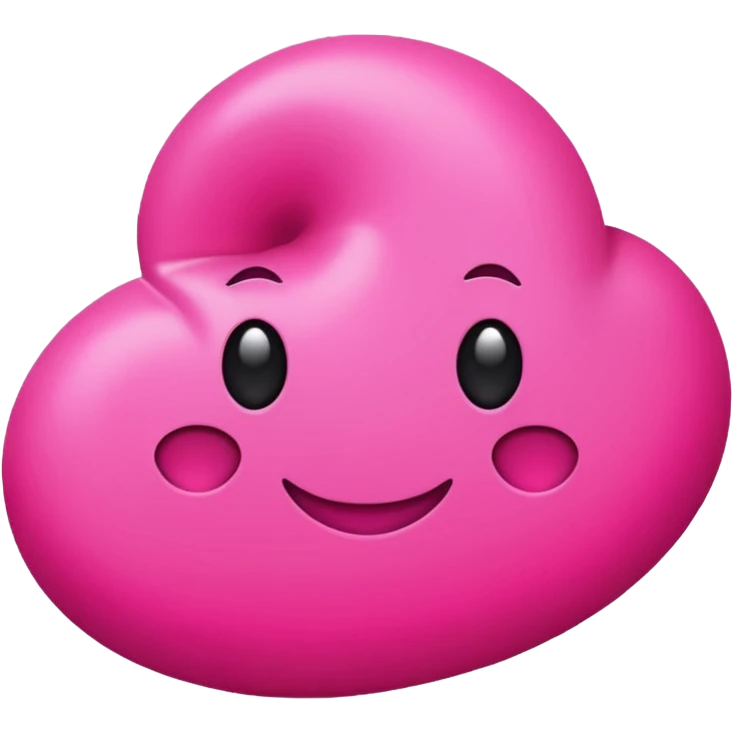 Pink  emoji