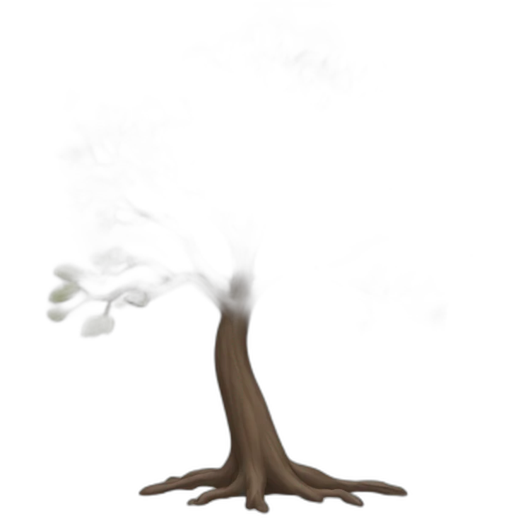 leafless tree emoji