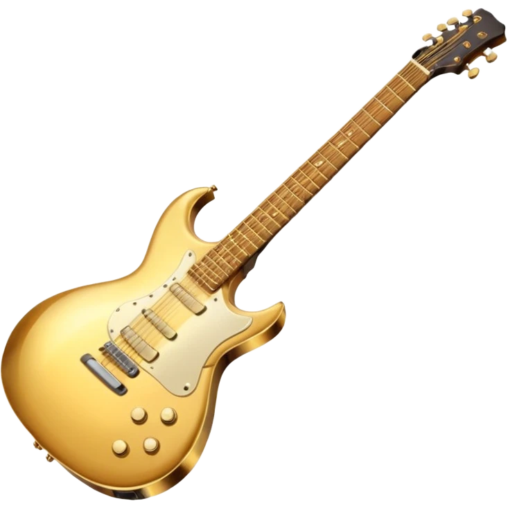 cinematic-realistic-guitar,-polished-metal,-warm-golden-reflections-dancing-along-its-surface,-soft-hands-carefully-positioned-over-the-keys,-glowing-with-an-elegant-and-airy-charm. emoji