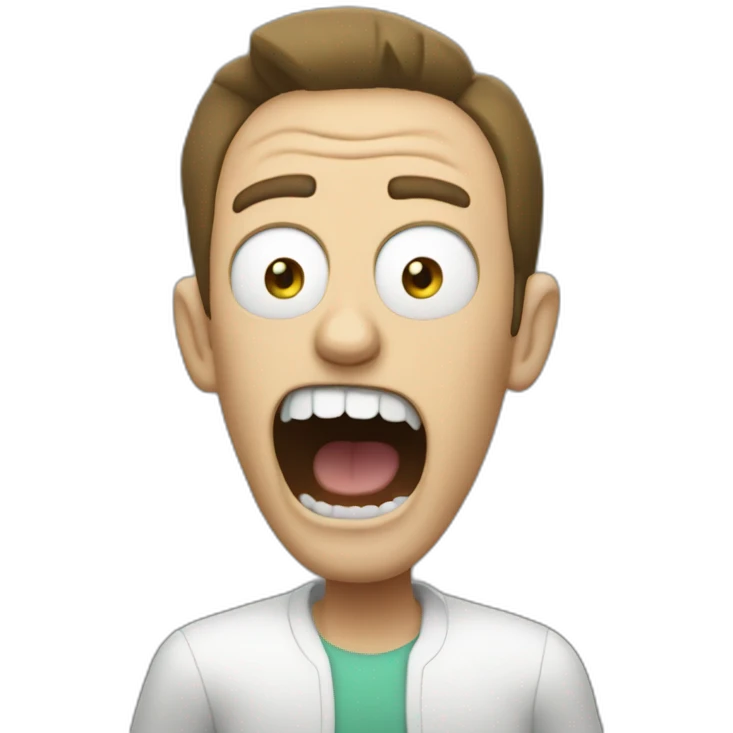 morty-screaming emoji