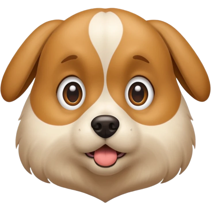 Chien choqué  emoji