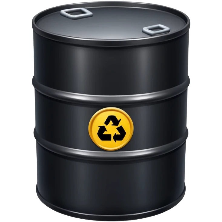 black oil drum emoji