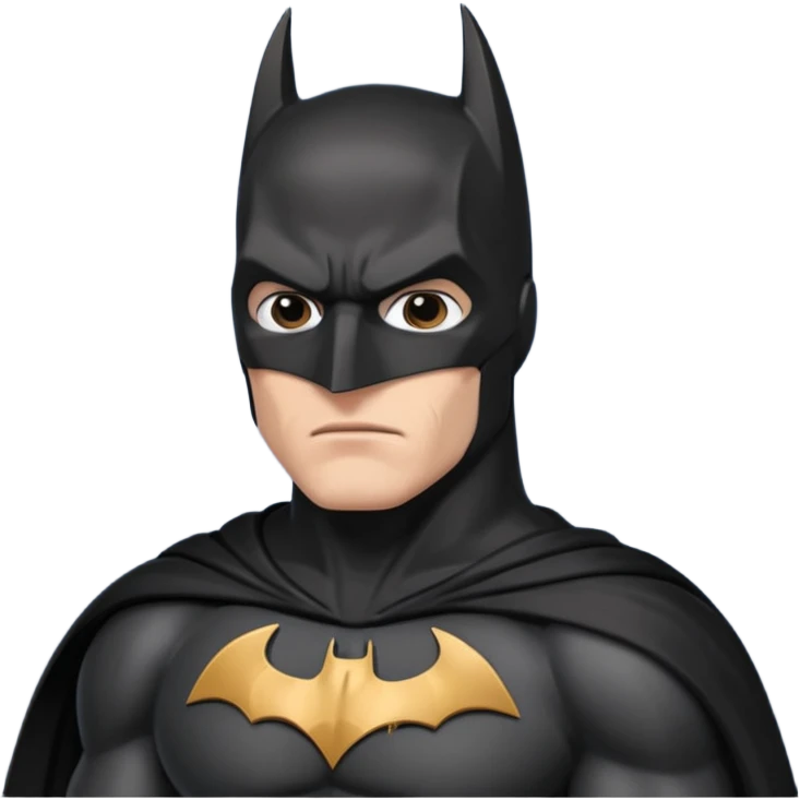 Mad batman emoji