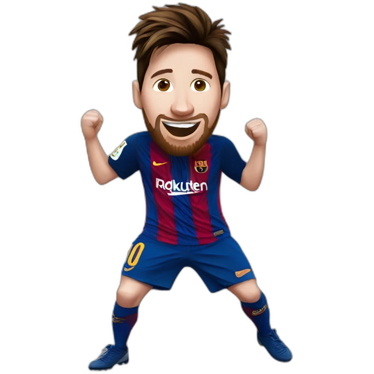 messi dancing emoji