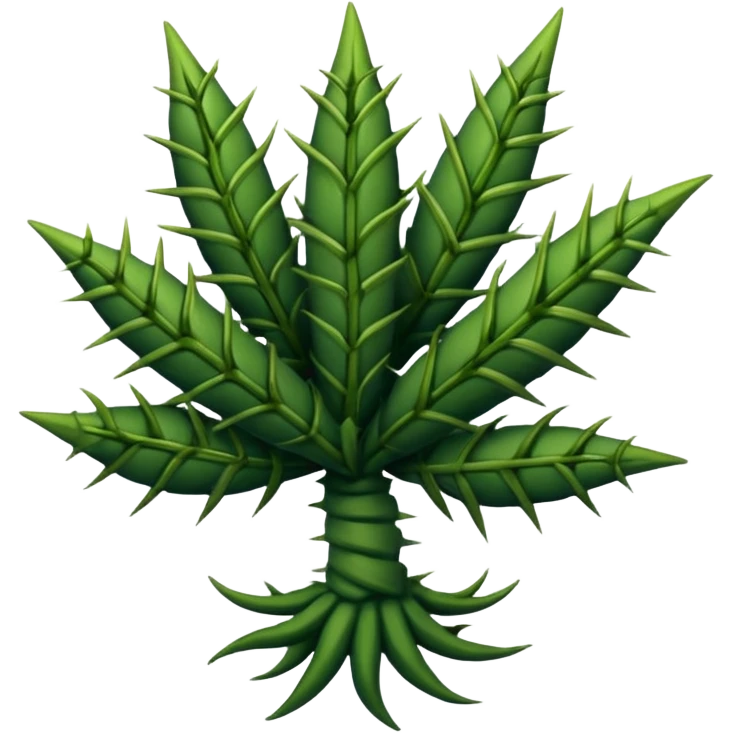 evil weeds emoji
