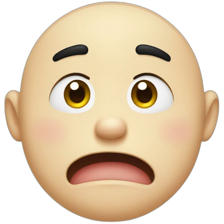 Shinchan crying face emoji
