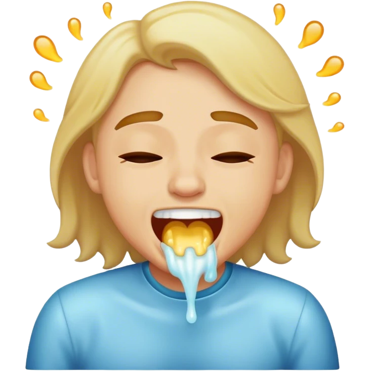 Lachen und kotzen  emoji
