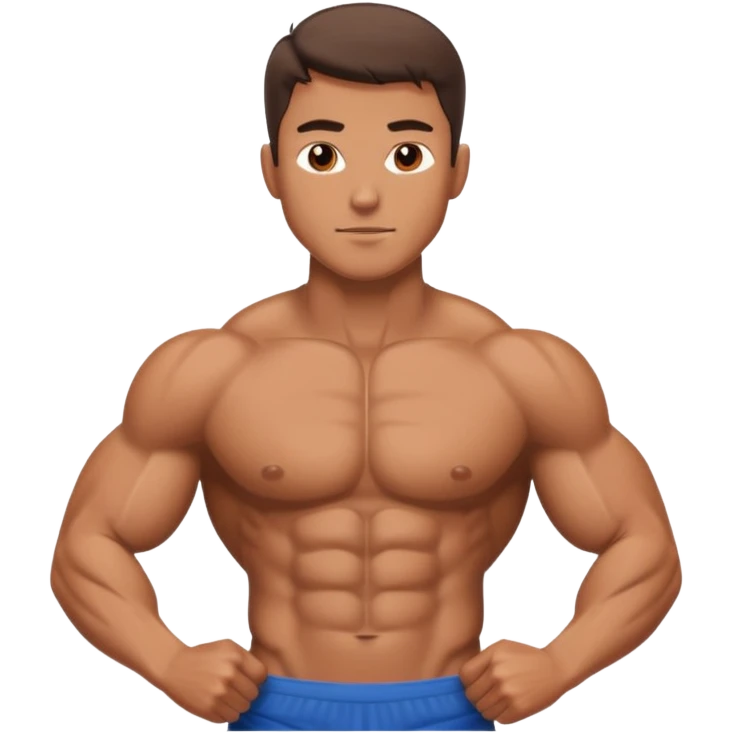 guy workout abs emoji