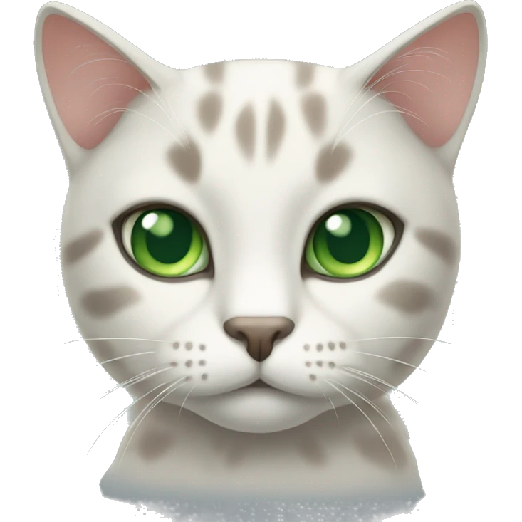 cat cat with greyish green eyes emoji