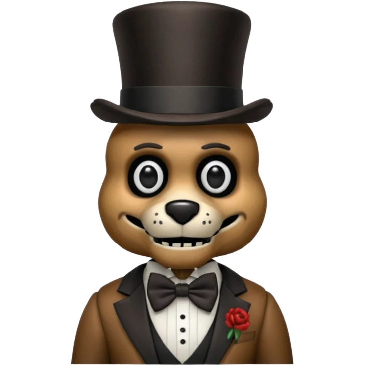 Make Freddy from fnaf emoji