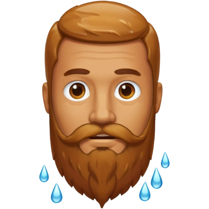 Surf beard emoji