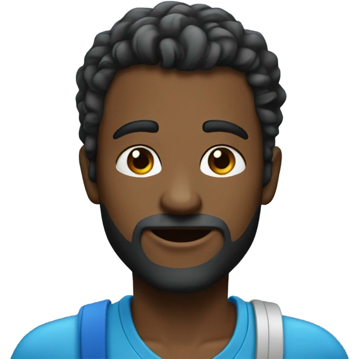 Icon de mesagem em tons de azul emoji