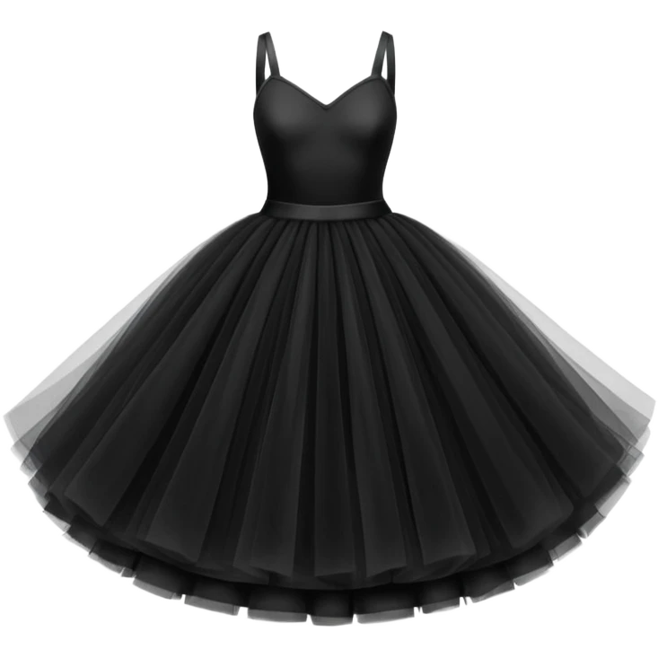 cinematic-realistic-black-tutu,-layers-of-fine,-soft-tulle-forming-a-voluminous-and-airy-skirt,-delicate-folds-catching-the-light,-slightly-frayed-edges-adding-authenticity,-glowing-softly-with-a-warm-and-ethereal-elegance emoji
