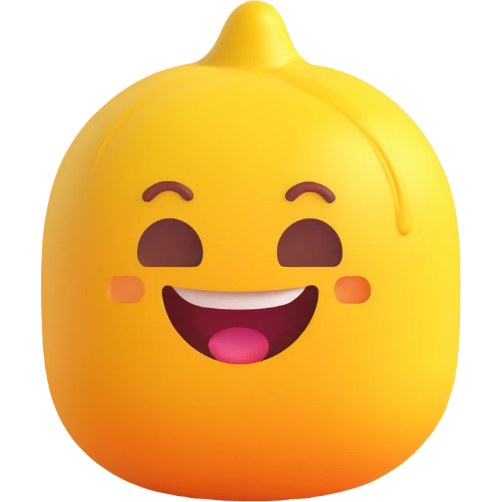 3D emoji style dalgona candy from squid game emoji