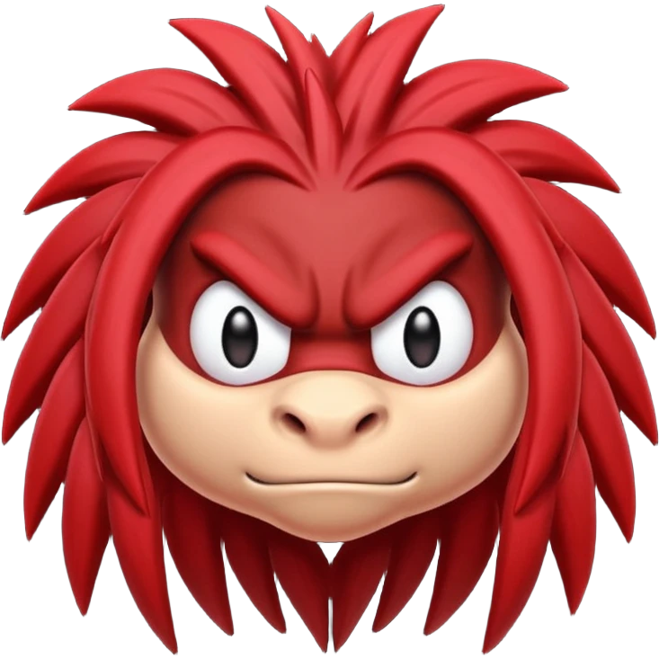 Sonic the hedgehogs friend knuckles emoji