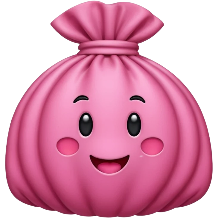 Bolsón rosado emoji