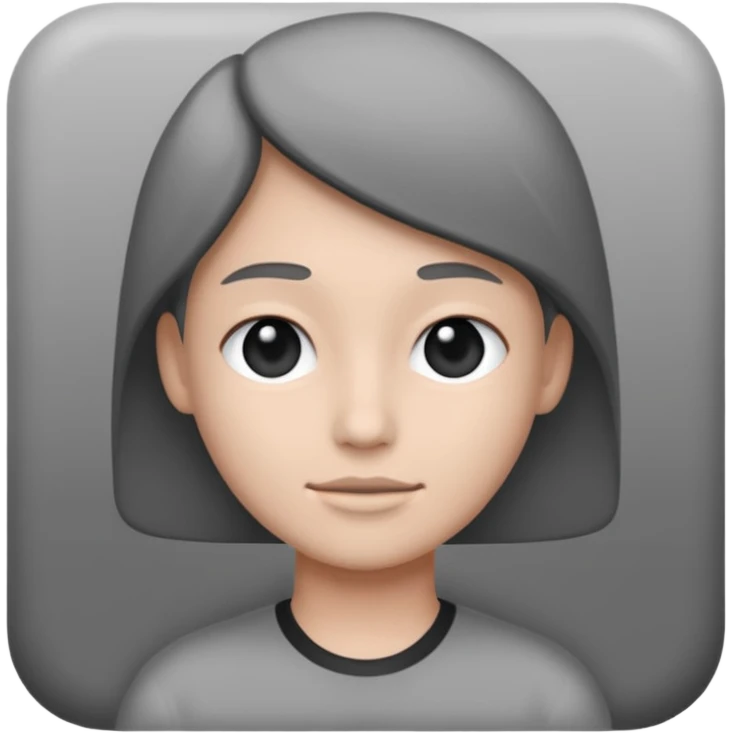 make it in grey scale emoji