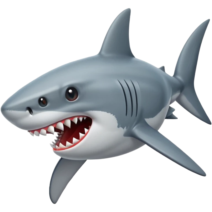 Shark attack emoji