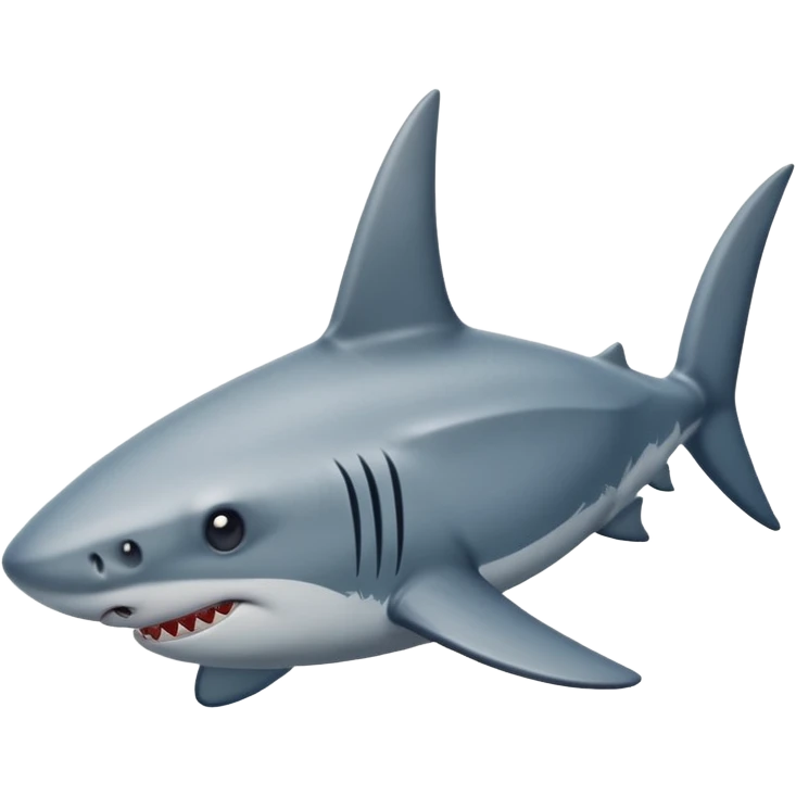 A shark fin emoji