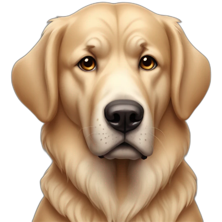 Big dog named Corentin emoji
