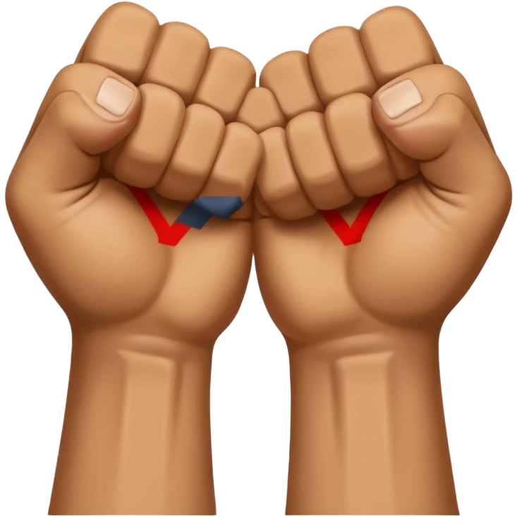 two closed fists emoji