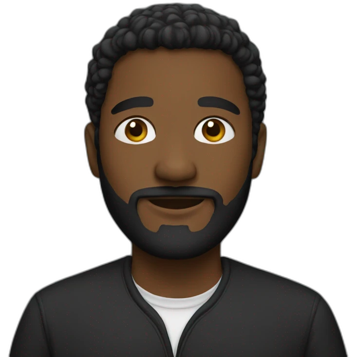 Black penter emoji