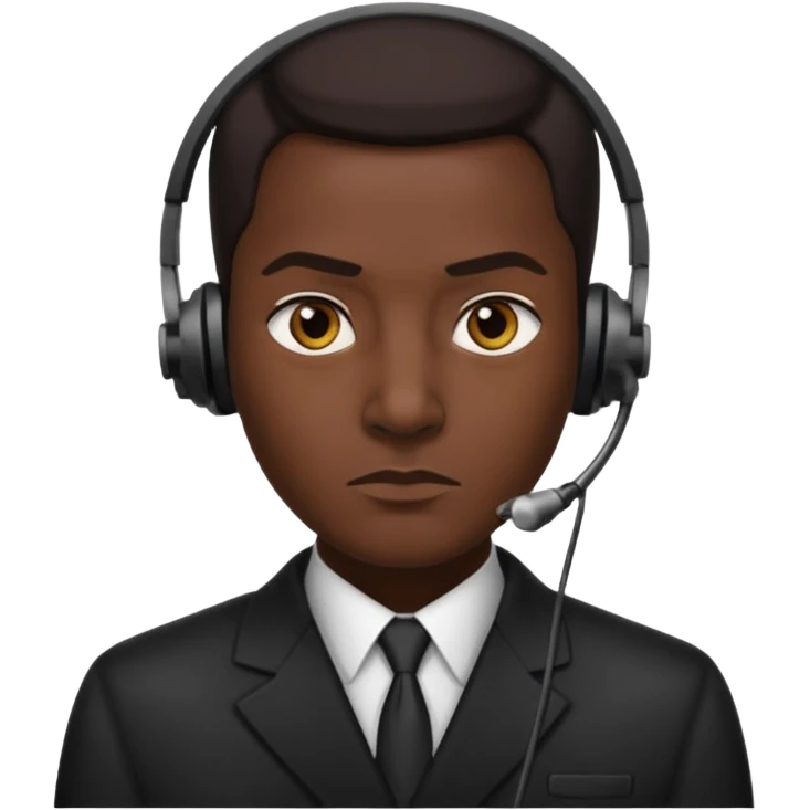 Spy with earpiece emoji