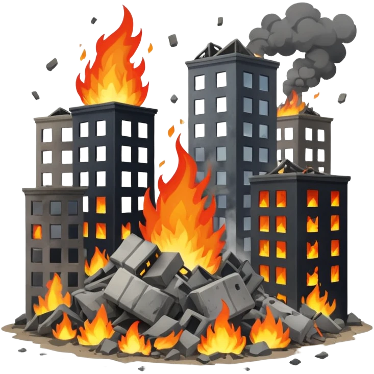 war and destruction emoji