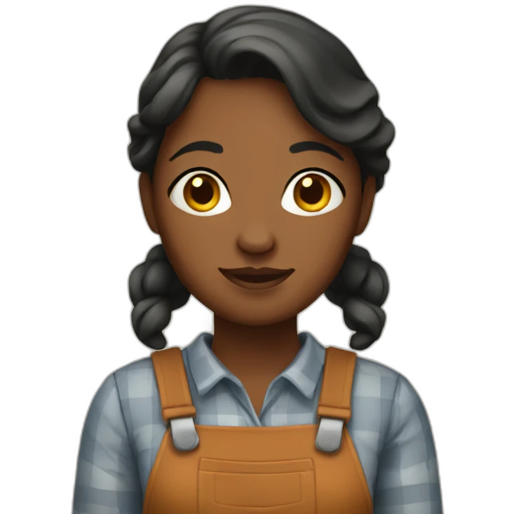 Farm woman emoji