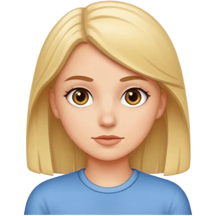 White girl, syd emoji