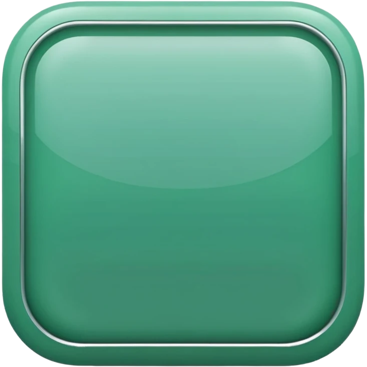 Blank Jade style rounded square button emoji