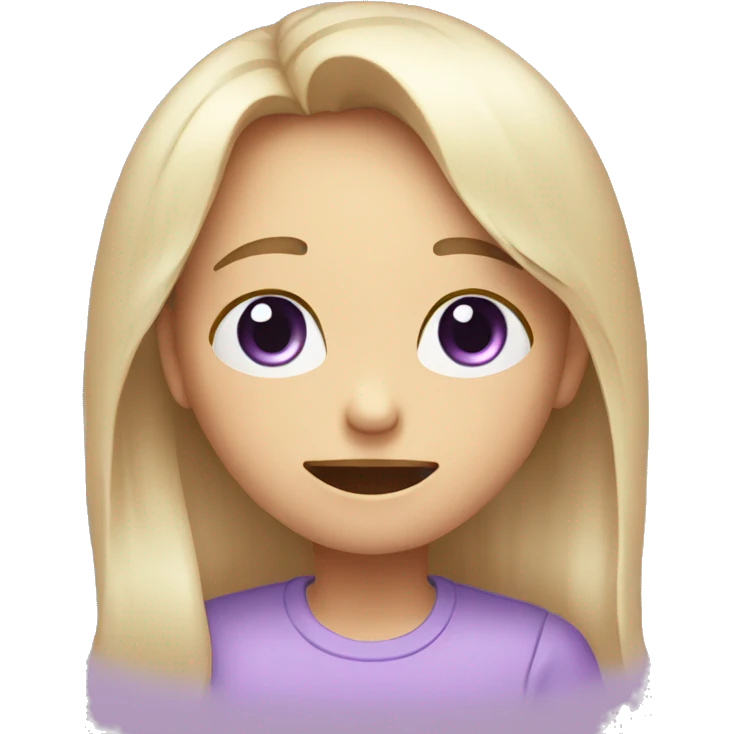 I cry happy faces similar to the one on WhatsApp I want it to contain lilac colors emoji