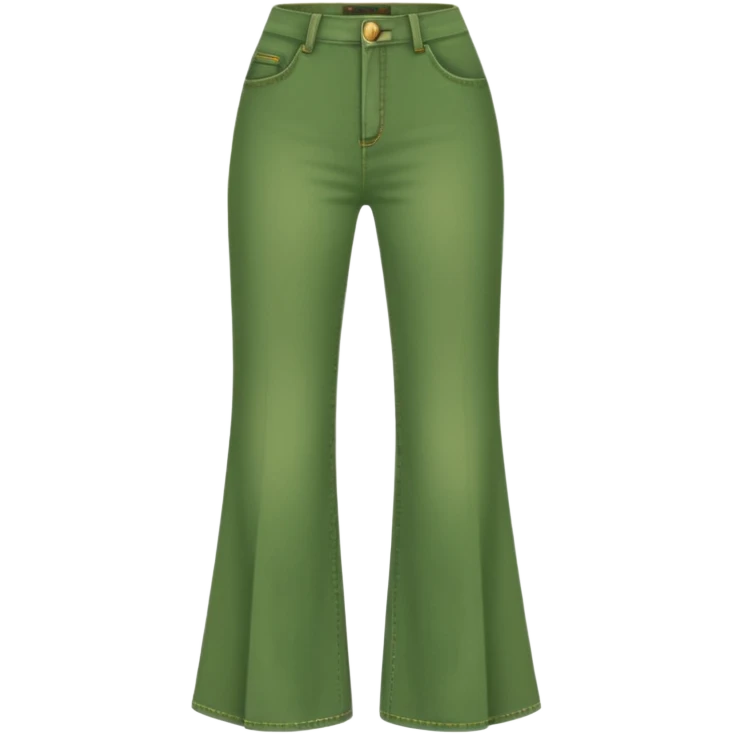 Green flared trousers emoji